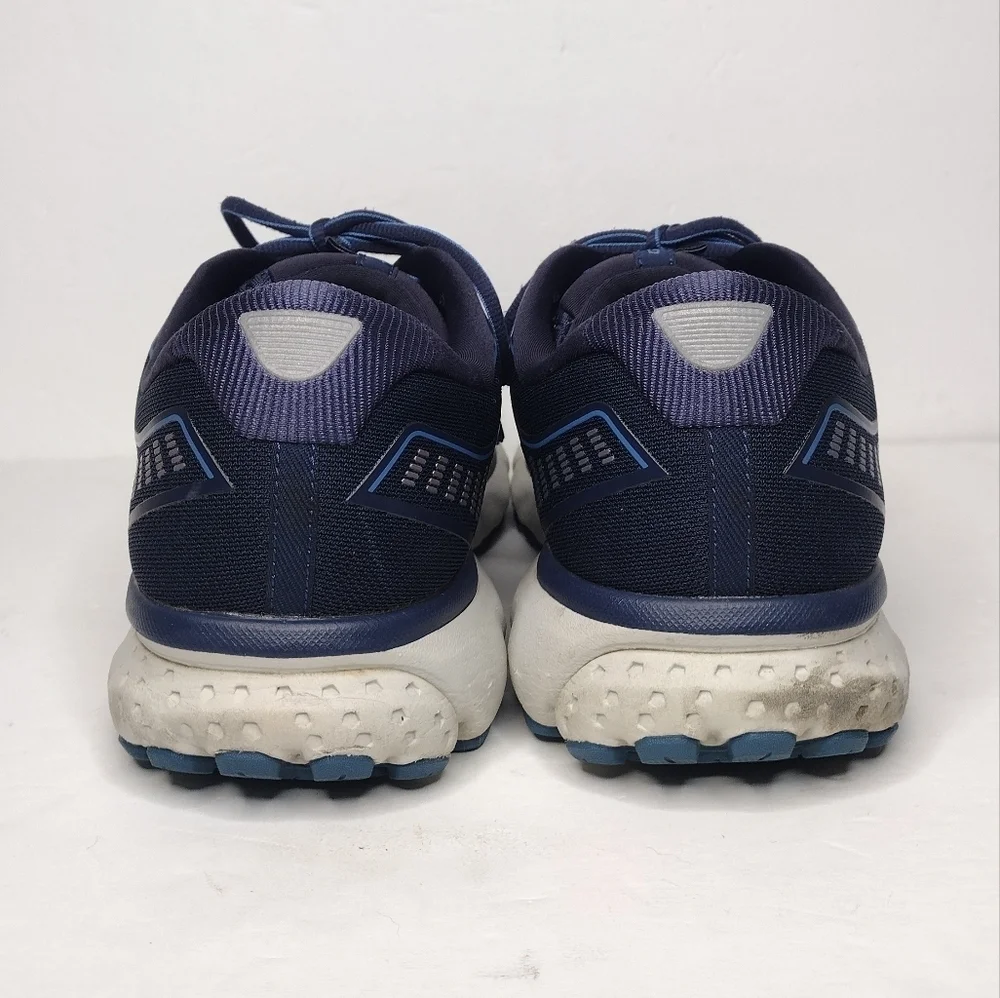 Brooks Ghost 12 Blue Gold Running Active Men's Athletic Shoes